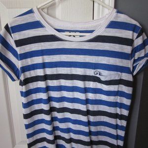 Gilly Hicks Blue and White T-Shirt